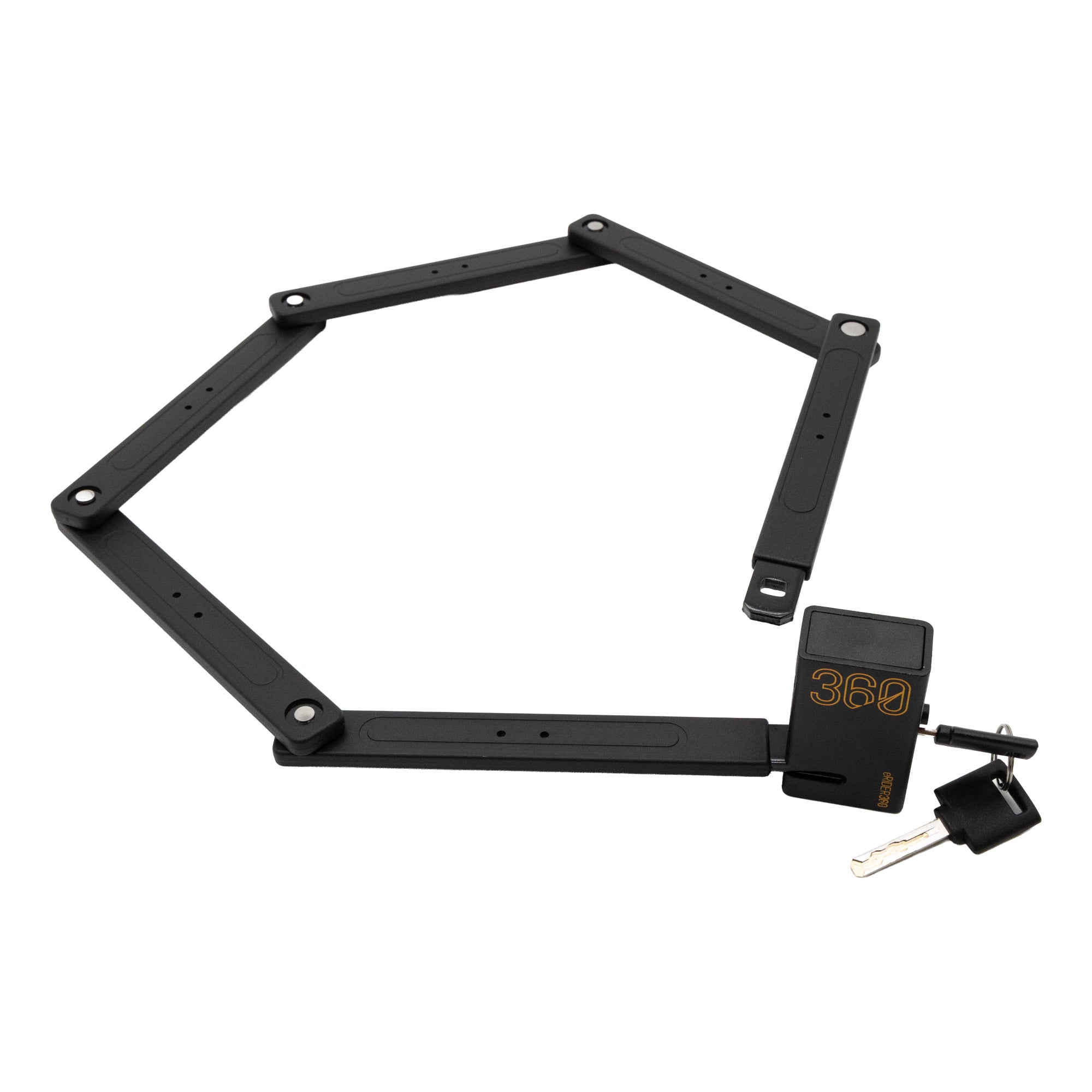 Antivol pliant à lamelles eRider360 pour vélo et trottinette
