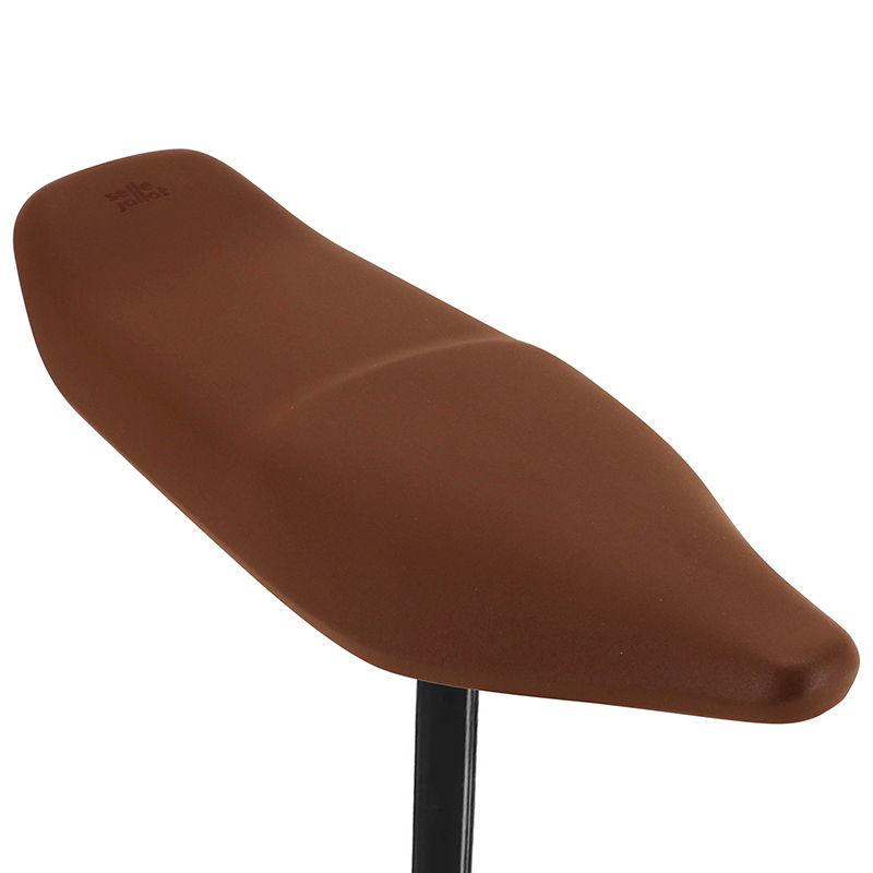 Selle biplace Jallot coloris moka avec tige de selle renforcée