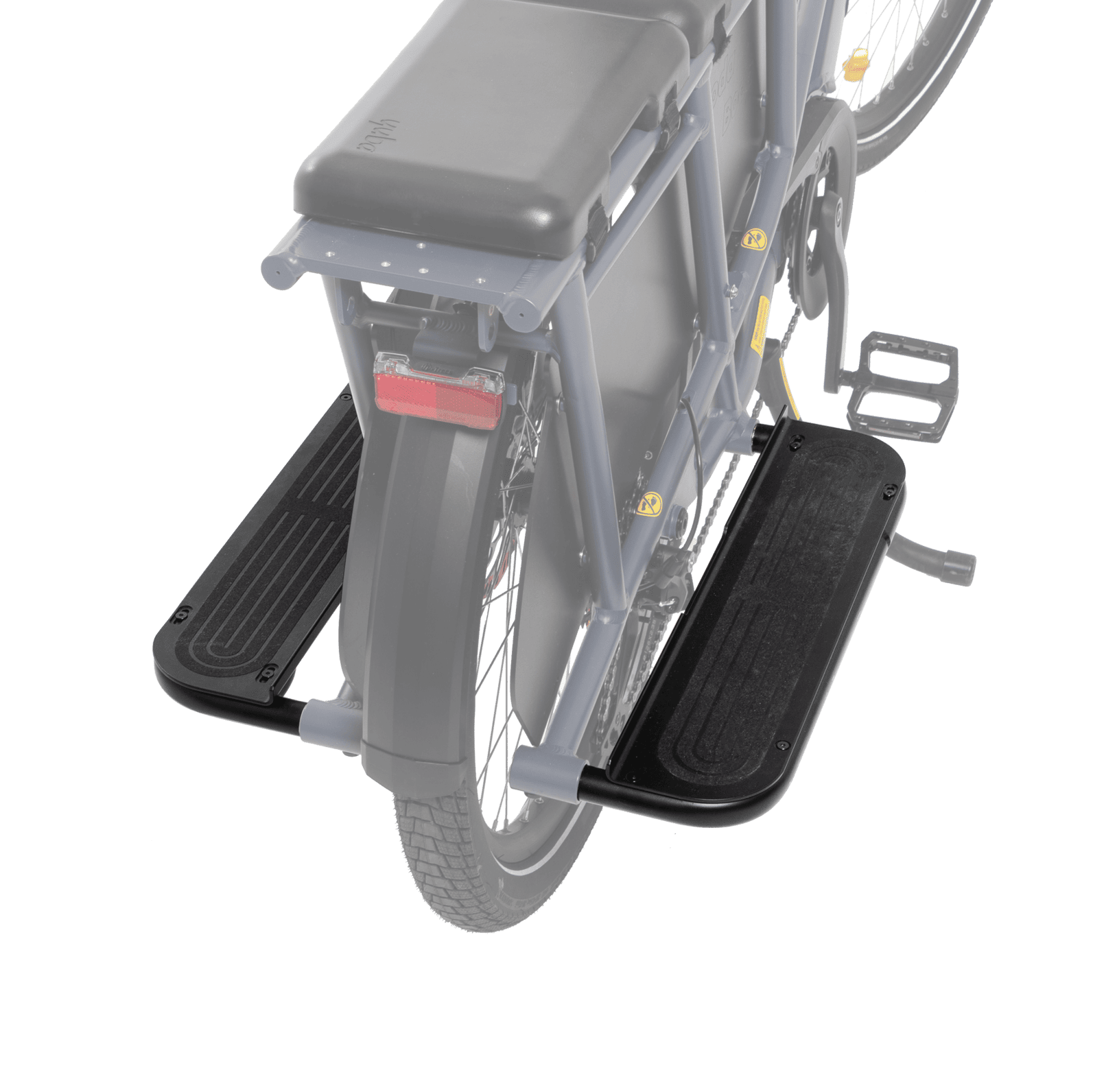 Repose-pieds vélo cargo Yuba Compact AlloyBoards en aluminium sur Boda Boda
